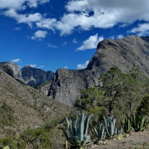 Rugged Sierra Madre Oriental between Saltillo and Santiago